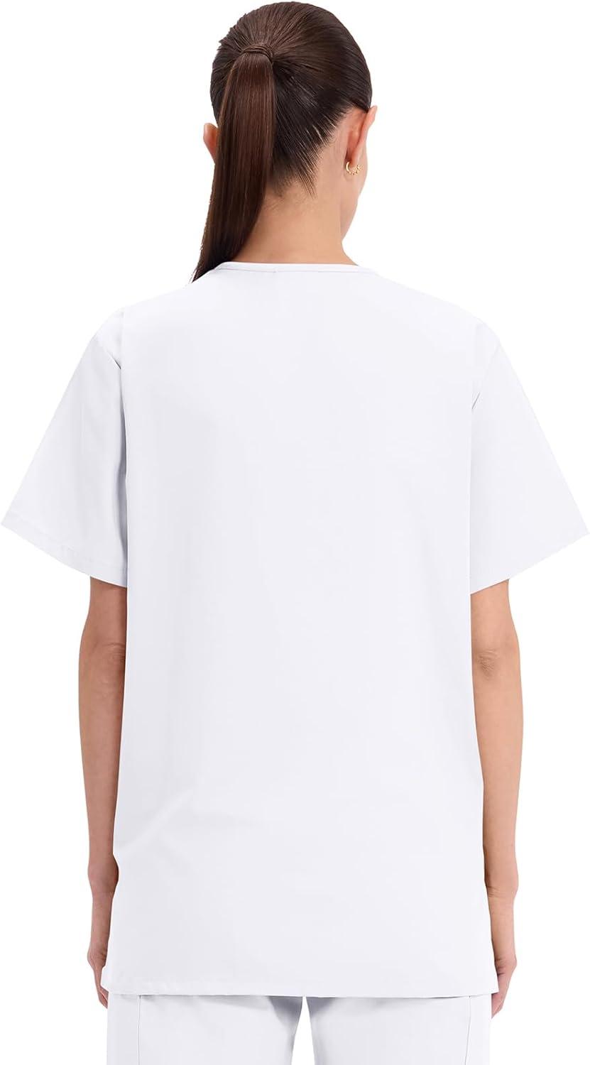 imageCherokee Womens Unisex VNeck TopWhite