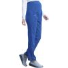 Cherokee Maternity Scrub Pants for Women Straight Leg Bottoms with Belly Coverage, Ultra Soft 2-Way Stretch Fabric – WW155(Royal)