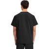 Cherokee Womens Unisex V-Neck Top(Black)