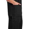 Cherokee Womens Unisex V-Neck Top(Black)