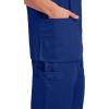 Cherokee Womens Unisex V-Neck Top(Galaxy Blue)
