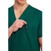 Cherokee Womens Unisex V-Neck Top(Hunter)