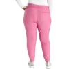 Cherokee Scrubs for Women Pant with Mid Rise Tapered Leg Drawstring Moisture Wicking Easy Care & 360° Stretch Fabric – CK092(Blush Berry)