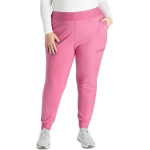 Cherokee Scrubs for Women Pant with Mid Rise Tapered Leg Drawstring Moisture Wicking Easy Care & 360° Stretch Fabric – CK092(Blush Berry)