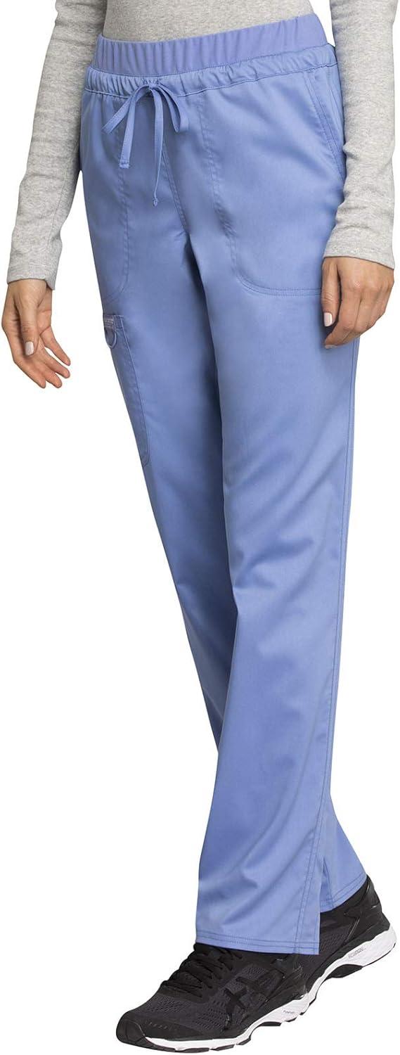 imageCherokee Scrub Set for Women VNeck Tuckable Scrub Top WW657 with Mid Rise Tapered Leg Drawstring Scrub Pant WW105Ciel