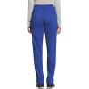 Cherokee Scrub Set for Women V-Neck Tuckable Scrub Top WW657 with Mid Rise Tapered Leg Drawstring Scrub Pant WW105(Royal)