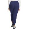 Cherokee Women Scrub Set Snap Front V-Neck Top WW622 with Mid Rise Jogger Elastic Waistband WW115(Navy)