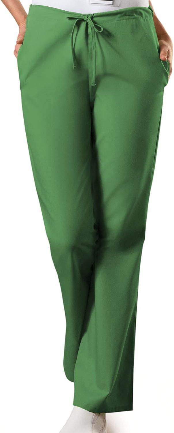 imageCherokee Womens Flare Leg Drawstring Scrub PantAloe