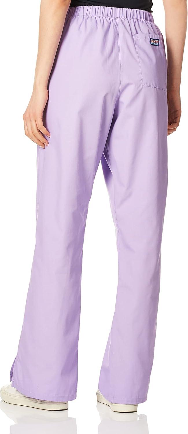 imageCherokee Womens Flare Leg Drawstring Scrub PantOrchid