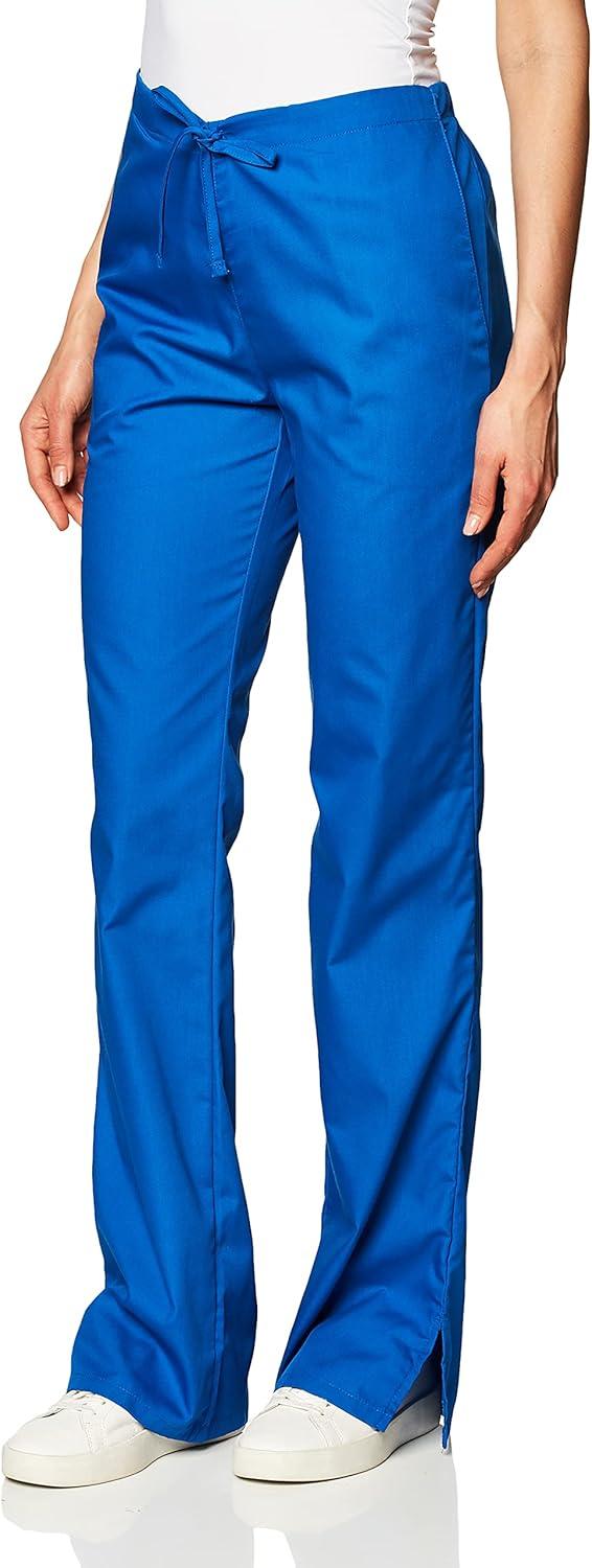 imageCherokee Womens Flare Leg Drawstring Scrub PantRoyal