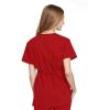 Cherokee Women Scrubs Top Workwear Originals Mock Wrap Tunic 4801(Red)