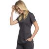 Cherokee Women Scrubs Top Workwear Revolution Tech V-Neck WW770AB(Pewter)