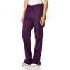 Cherokee Women’s Flare Leg Drawstring Scrub Pant(Eggplant)