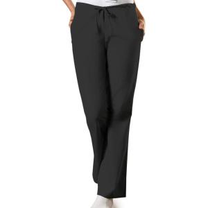 Cherokee Women’s Flare Leg Drawstring Scrub Pant(Black)
