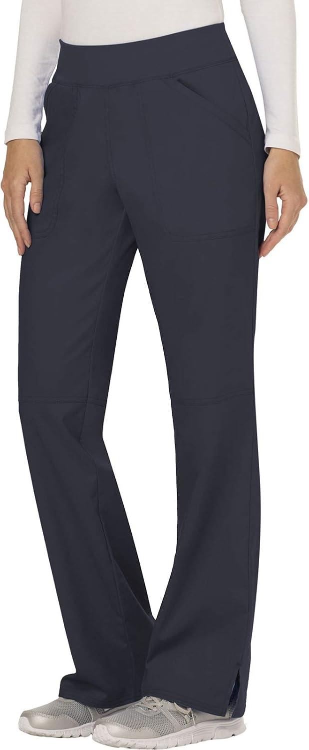 imageCherokee Scrub Set for Women Mock Wrap Top amp Mid Rise Straight Leg Pant Ultra Soft 2Way Stretch Medical Uniform CK00040CPewter