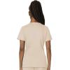Cherokee Scrub Set For Women Modern Classic Fit 3 Pockets V-Neck Top WW620 with 5 Pockets Moderate Flare Leg Pant WW120(Khaki)