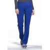 Cherokee Women’s Scrub Set Contemporary Fit, Mid Rise, 6 Pocket Straight Leg Pant CK002 and 4 Pocket V-Neck Top CK605(Galaxy Blue)