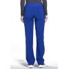 Cherokee Women’s Scrub Set Contemporary Fit, Mid Rise, 6 Pocket Straight Leg Pant CK002 and 4 Pocket V-Neck Top CK605(Galaxy Blue)