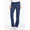 Cherokee Women’s Scrub Set Contemporary Fit, Mid Rise, 6 Pocket Straight Leg Pant CK002 and 4 Pocket V-Neck Top CK605(Navy)