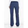 Cherokee Women’s Scrub Set Contemporary Fit, Mid Rise, 6 Pocket Straight Leg Pant CK002 and 4 Pocket V-Neck Top CK605(Navy)