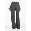 Cherokee Women’s Scrub Set Contemporary Fit, Mid Rise, 6 Pocket Straight Leg Pant CK002 and 4 Pocket V-Neck Top CK605(Pewter)