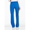 Cherokee Women’s Scrub Set Contemporary Fit, Mid Rise, 6 Pocket Straight Leg Pant CK002 and 4 Pocket V-Neck Top CK605(Royal)