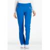 Cherokee Women’s Scrub Set Contemporary Fit, Mid Rise, 6 Pocket Straight Leg Pant CK002 and 4 Pocket V-Neck Top CK605(Royal)