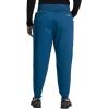Cherokee Women’s Scrub Set, Modern Classic Fit V-Neck Scrub Top WW601 with Natural Rise Jogger & Elasticized Waistband WW011(Caribbean Blue)