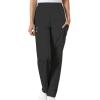 Cherokee Women’s Scrub Set V-Neck Dolman Sleeve Top & Pull-On Cargo Pant with Elastic Waist & Fade Resistant Fabric -CK00043C(Black)
