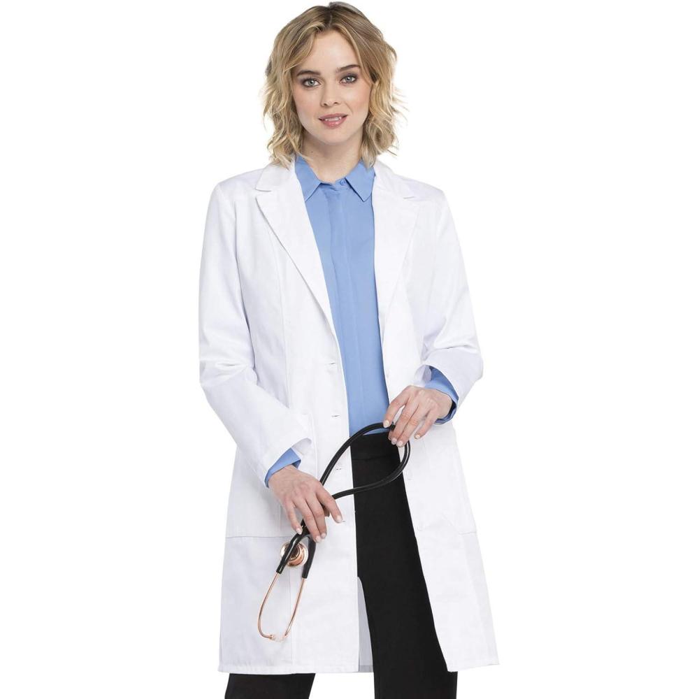 imageCherokee Professionals Women Scrubs Lab Coats 36 2319White