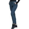 Cherokee Form Women Scrubs Pant Mid Rise Tapered Leg Drawstring CK090(Blue)