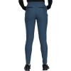 Cherokee Form Women Scrubs Pant Mid Rise Tapered Leg Drawstring CK090(Blue)