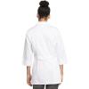 Cherokee Women’s Professional Whites with Certainty and Fluid Barrier 30″ 3/4 Sleeve Lab Coat