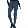Cherokee Form Women Scrubs Pant Mid Rise Tapered Leg Drawstring CK090(Blue)