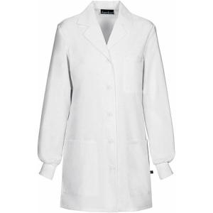 Cherokee Professionals Women Scrubs Lab Coats 32″ 1362, M, White
