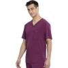 Cherokee Euphoria Men Scrubs Top Tuckable V-Neck CK887A(Wine)