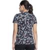 Cherokee Scrubs for Women V-Neck Printed Top Modern Classic Fit with 3 Pockets, Knit Details & Side Vents CK678(Flutter Blooms)