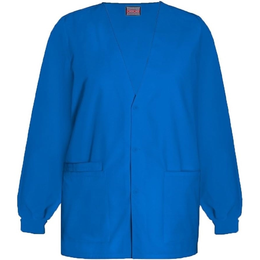 image:imageCherokee Womens Workwear Scrubs Cardigan WarmUp JacketRoyal