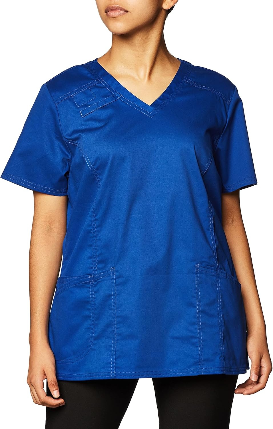 image:imageWorkwear Core Stretch Women Scrubs Top VNeck 4710Galaxy Blue