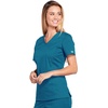 Workwear Core Stretch Women Scrubs Top V-Neck 4710(Caribbean Blue)