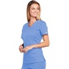 Workwear Core Stretch Women Scrubs Top V-Neck 4710(Ciel)