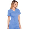 Workwear Core Stretch Women Scrubs Top V-Neck 4710(Ciel)