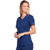 Workwear Core Stretch Women Scrubs Top V-Neck 4710(Navy)