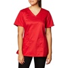 Workwear Core Stretch Women Scrubs Top V-Neck 4710(Red)