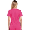 Workwear Core Stretch Women Scrubs Top V-Neck 4710(Shocking Pink)