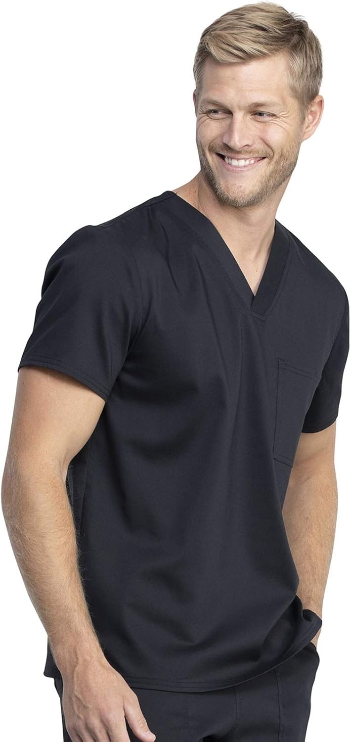 image:imageCherokee Men amp Women Scrubs Top Workwear Revolution Tech Tuckable VNeck WW742ABBlack