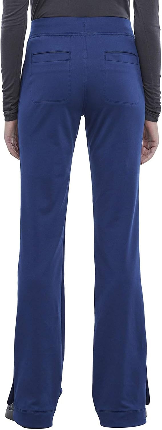 image:imageCherokee Statement Women Scrubs Pant Mid Rise Flare Leg Pullon CK177Navy