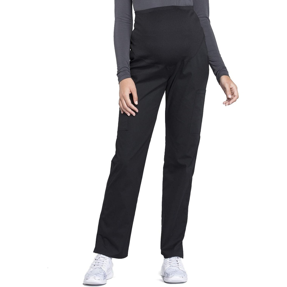 image:imageCherokee Maternity Scrub Pants for Women Workwear Professionals Soft Stretch WW220Black