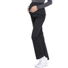 Cherokee Maternity Scrub Pants for Women, Workwear Professionals Soft Stretch WW220(Black)