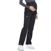 Cherokee Maternity Scrub Pants for Women, Workwear Professionals Soft Stretch WW220(Black)